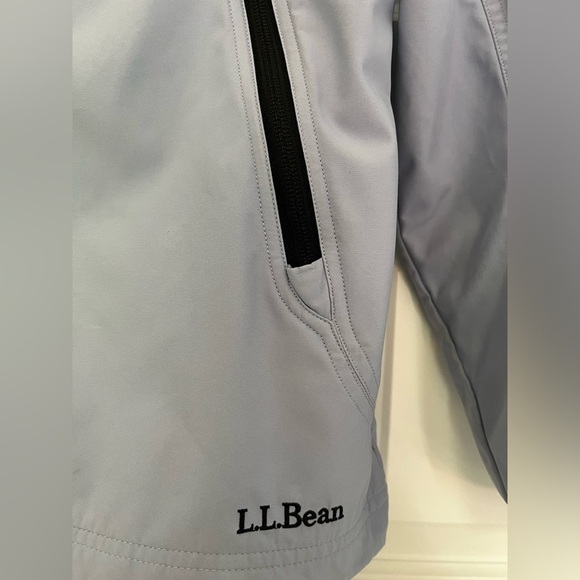 L.L. Bean Light Blue Windstopper Fall Rain Soft shell Jacket, Womens - Picture 2 of 8